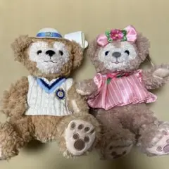 ダッフィーとシェリーメイ ぬいぐるみ　スプリングヴォヤッジ