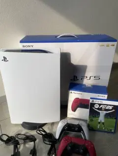 【美品】PS5 CFI-1200A01+コントローラー+FIFA25