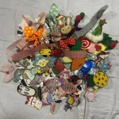 女の子 ヘアアクセサリーセット（多彩なデザイン）ゴム