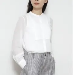 ヒューマンウーマン HUMAN WOMAN オーガニックタックブラウスのサムネイル