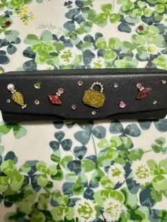 【新品未使用】メガネケース ビーズ装飾