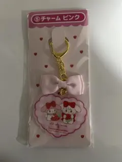 Lil ala mode×サンリオ当りくじ チャーム ピンク mikko