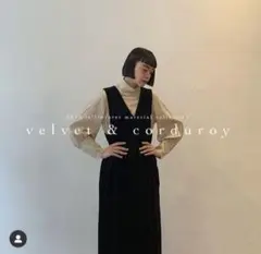 foufou ノースリーブベロアワンピース サイズ1 ブラック ≪通常販売≫【THE DRESS #16】no-sleeve velour one piece