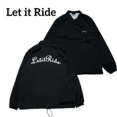 Let it Ride コーチ ジャケット ブラック ウィンドブレイカー XL
