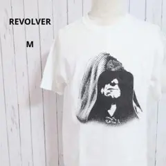 リボルバー☆半袖Tシャツ　スターウォーズ　M　白　コラボ　ビッグロゴプリント
