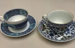 源右衛門　カップとソーサーセット