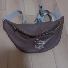 G2 OUTDOOR ボディバッグ ブラウンモカ　レザー　美品