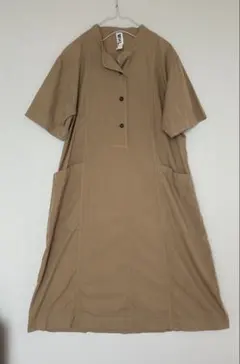 MHL マーガレットハウエル　バンドカラーコットンシャツワンピース　 Ⅱ