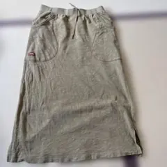 チャムス　CHUMS ベージュ　スウェットスカート　Lサイズのサムネイル