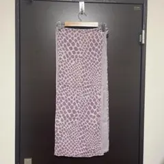 紫色レオパード柄スカーフ♡