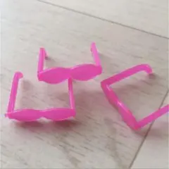 ドール用☆ピンクサングラス　3個セット