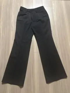 美品 黒 ストレート パンツ　ビジネススーツ　Ｌ