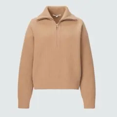 UNIQLO C プレミアムラムハーフジップセーター