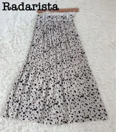 ラダリスタ　ロングスカート　ダルメシアン柄　レディース　Mサイズ　ウエストゴム