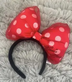 【ディズニー】ミニー リボン カチューシャ