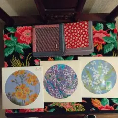 ★いせ辰 ハンカチ&花シリーズ 計５枚セット