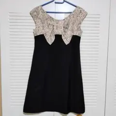 5/6まで　H3 バックリボン　Ruby rivet ワンピース　38