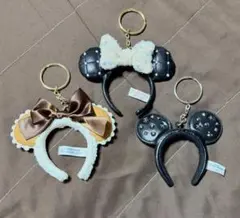ディズニー　カチューシャキーチェーン　3点