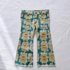 フラワープリント フレアパンツ 95