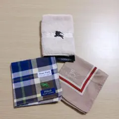 Burberrys Polo ハンカチ タオル おまとめ ビジネス チェック