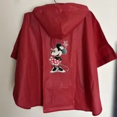 キッズ 110サイズミニーマウス ポンチョ　ディズニーリゾート
