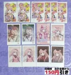 【A556】　周央サンゴ　チェキ風カード　平成　にじさんじ　まとめ売り