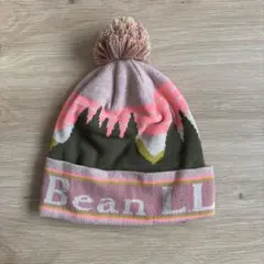 L.L.Bean ニット帽 ビーニー ポンポン付きのサムネイル