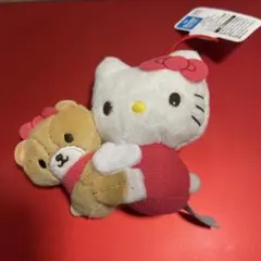 新品未使用！ハローキティ　カラフルペアマスコット　タイニーチャム　レッド☆