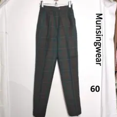 Munsingwear レディースチェックパンツ サイズ60