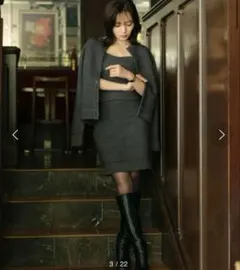 アニュアンス　スリーピース　3点　ニット　グレー