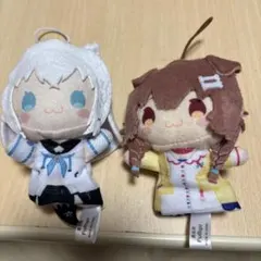 ホロライブ　白上フブキ&戌神ころね　指パペットセット