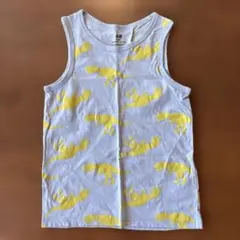 H&M オーガニックコットン タンクトップ 恐竜柄 6X/7