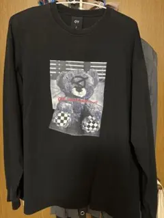 OY クマプリント ロングスリーブTシャツ