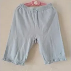 KP ニットプランナー フリル付きハーフパンツ　水色