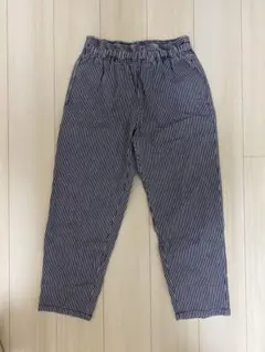 ジーユー　シェフパンツ（ヒッコリー）サイズS