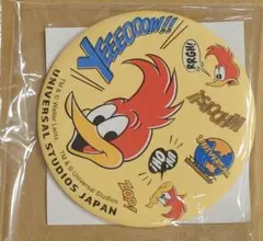 ユニバーサルスタジオジャパン　ユニバ　USJ　缶バッジ　ウッディウッドペッカー