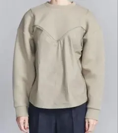 美品　BEAUTY&YOUTH ドッキングプルオーバー　WEB限定　オリーブ