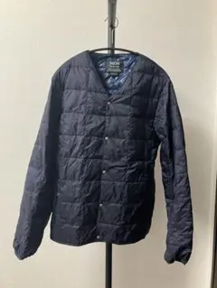 【TAION】ネイビー キルティング ダウンジャケット