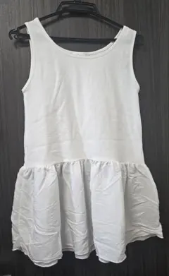 chocol raffine robe タンクトップ 裾フリル オフホワイト Fのサムネイル