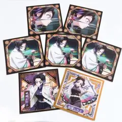 鬼滅の刃 シール烈伝5 胡蝶しのぶ 7枚セット コンプリート