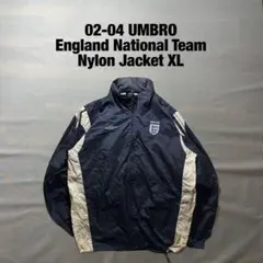 02-04 アンブロ イングランド代表 ナイロンジャケット ドローコード XL