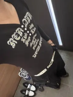archive 00s opium y2k swag ヘンリーネック ロンT