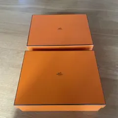 HERMES ギフトボックス 2個セット オレンジ