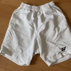ヨネックス　YONEXホワイト　白　ハーフパンツ120