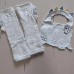 ベビー用フワフワレッグウォーマー 恐竜デザイン