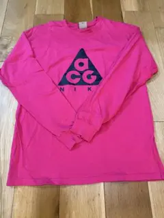 ACG NIKE ロンTEE 長袖カットソー　Mサイズ　ピンク