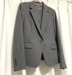 【Theory】セオリーレディースパンツスーツ上下セットアップグレー