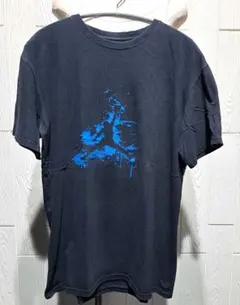 【2006年製】Jordan ジャンプマン Tシャツ 黒 ペイントロゴ Lナイキ