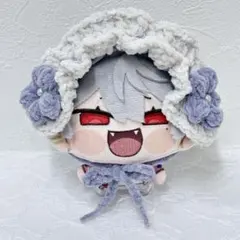 10㎝ ちびぐるみ にじぱぺっと ぬいぐるみ ぬい服 ひつじボンネット5