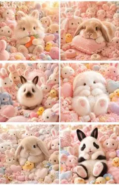 パネル生地 バニー ラビット うさぎ 生地 - メルカリ